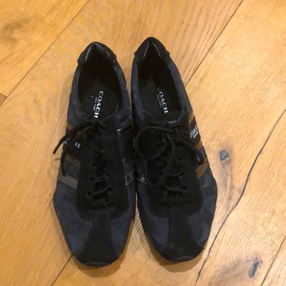 Black Coach Sneakers - Picture 1 of 6